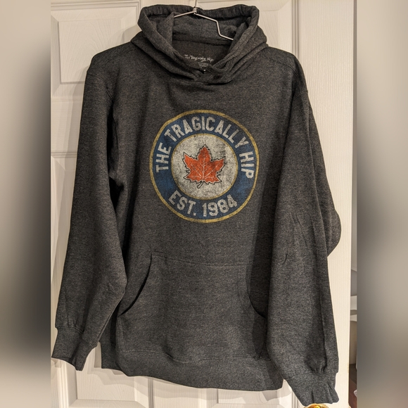 The Tragically Hip Charcoal Grey Hoodie - Picture 2 of 6